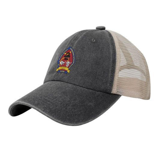 2D LAR BN Logo Printed unisex baseball cap adjustable grid baseball cap veteran gift
