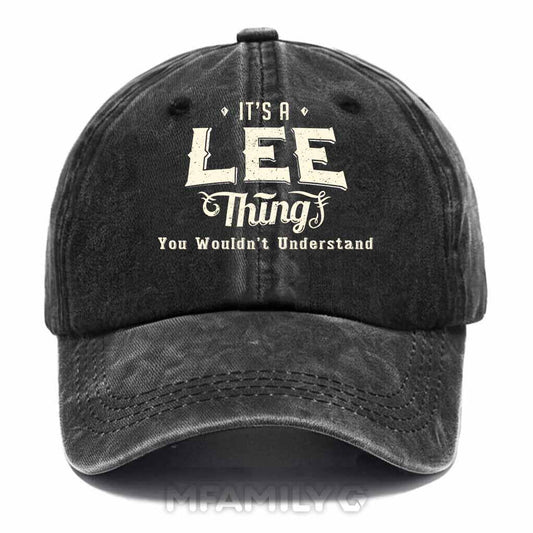 Lee Thing Washed Baseball Cap