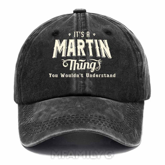 Martin Thing Washed Baseball Cap