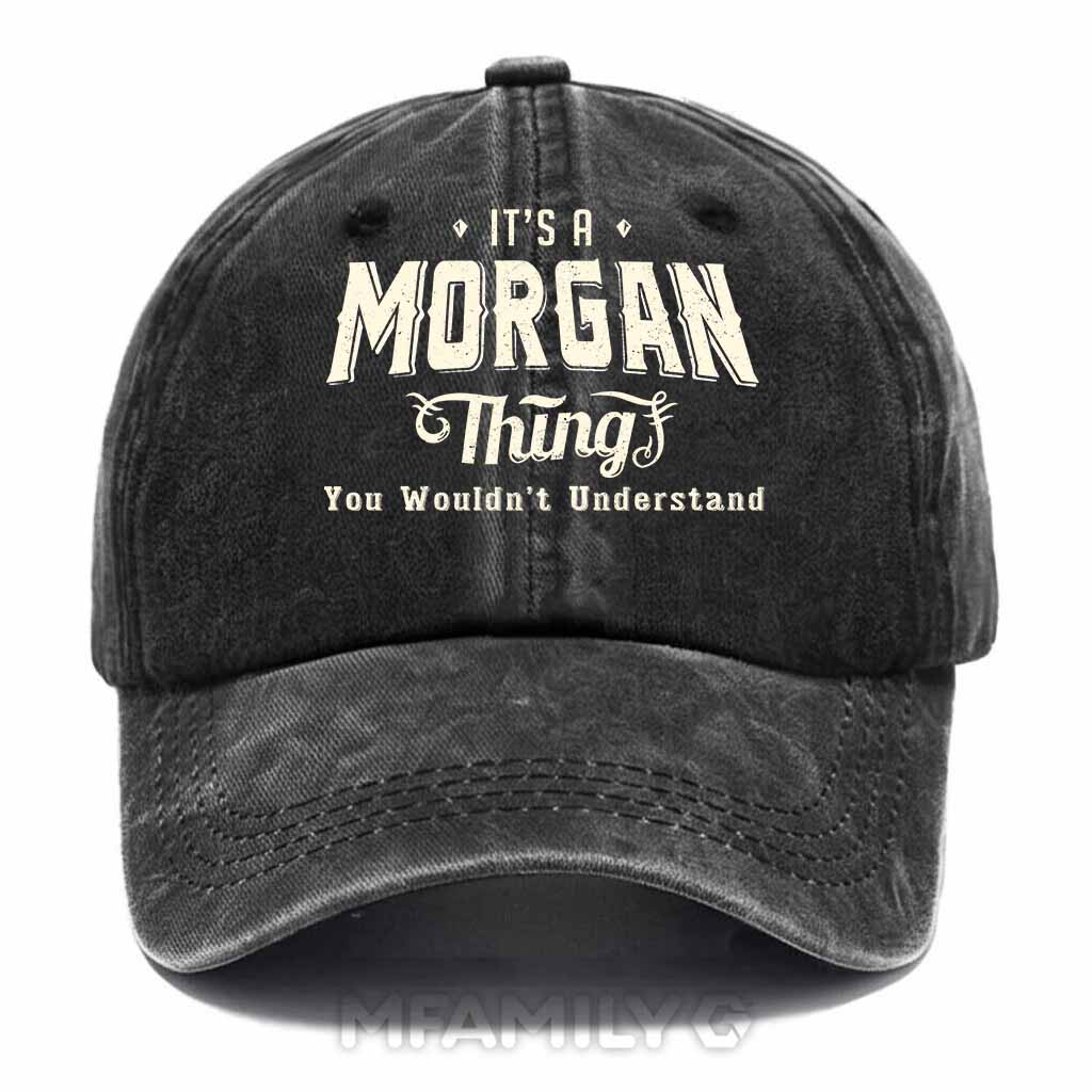 Morgan Thing Washed Baseball Cap
