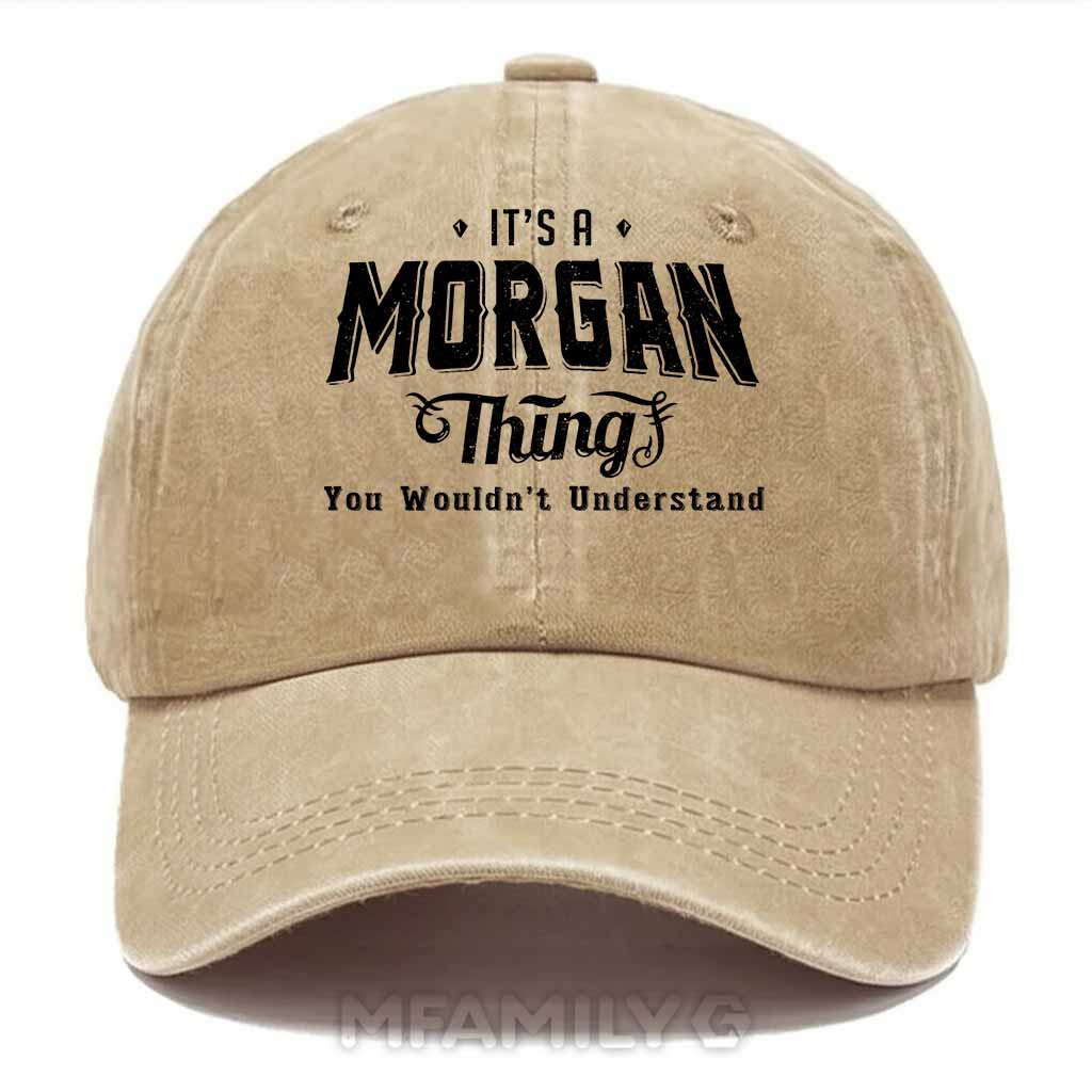 Morgan Thing Washed Baseball Cap