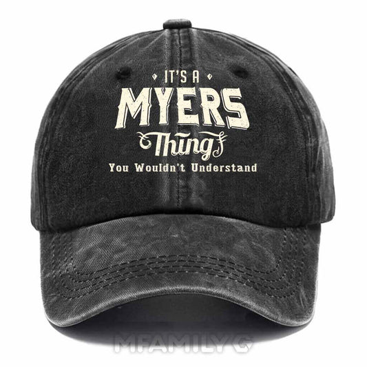 Myers Thing Washed Baseball Cap