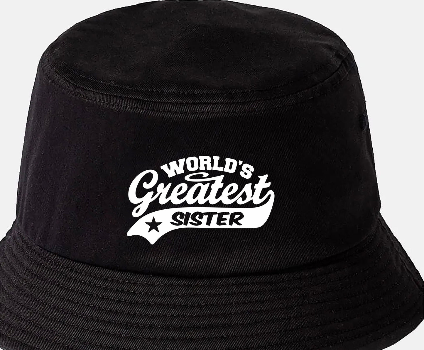 Bucket Hat Greatest Sister Birthday Mother's Day Present Gift For Her