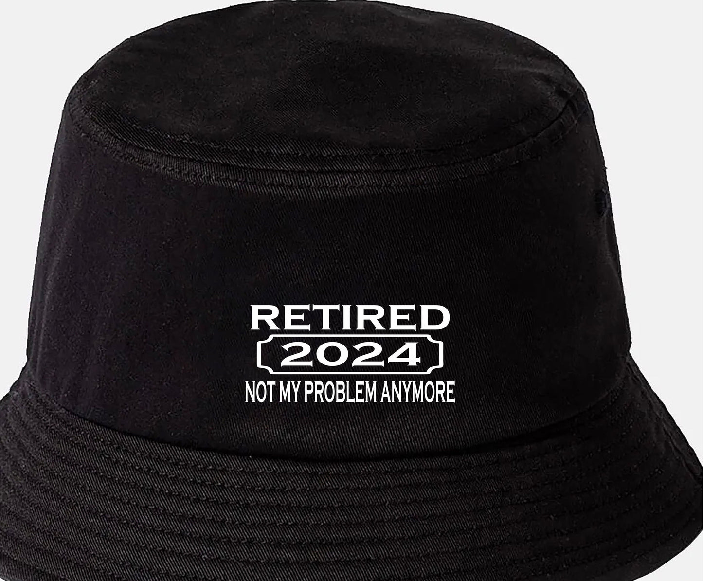 I Retired in 2024 Bucket Hat Perfect Retirement Gift for Men & Ladies