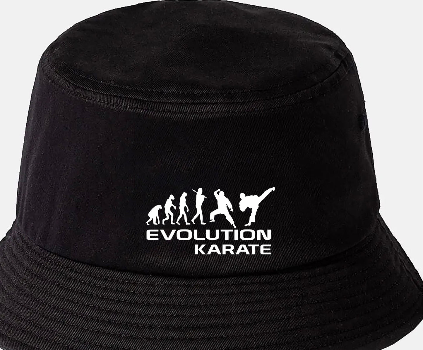 Evolution of Karate Bucket Hat Martial Arts Birthday Gift Men & Ladies