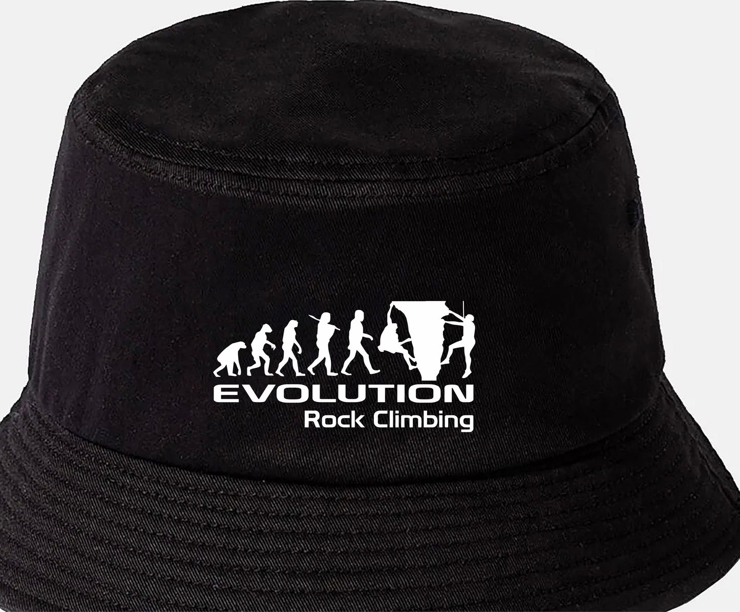 Evolution of Rock Climbing Bucket Hat Sport Hobby Birthday Gift Men & Ladies