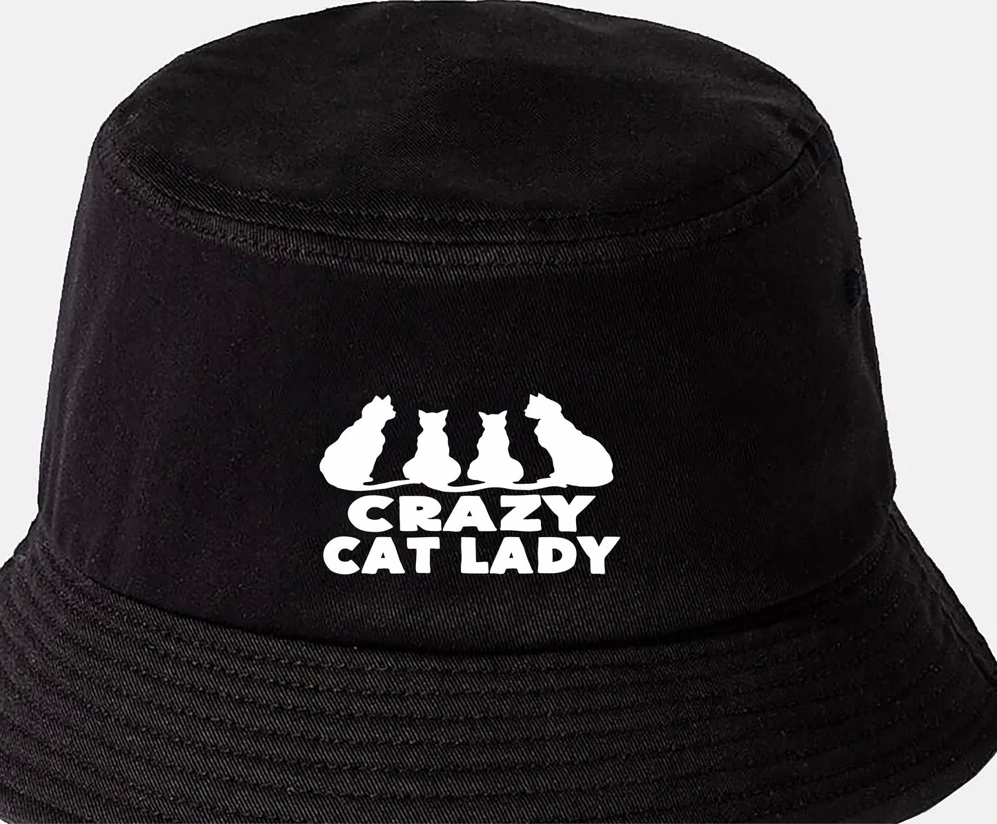 Crazy Cat Lady Bucket Hat Birthday Gift Cat Lovers Great for Women