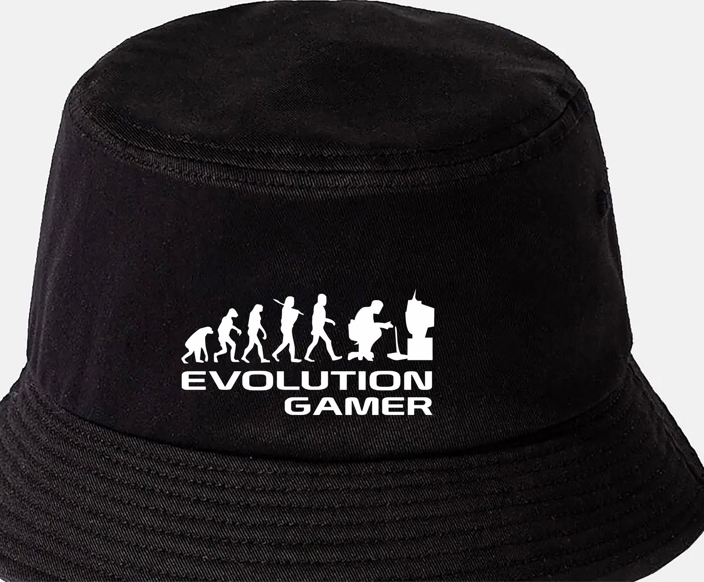 Evolution of A Gamer Bucket Hat Birthday Gift Great for Men & Women