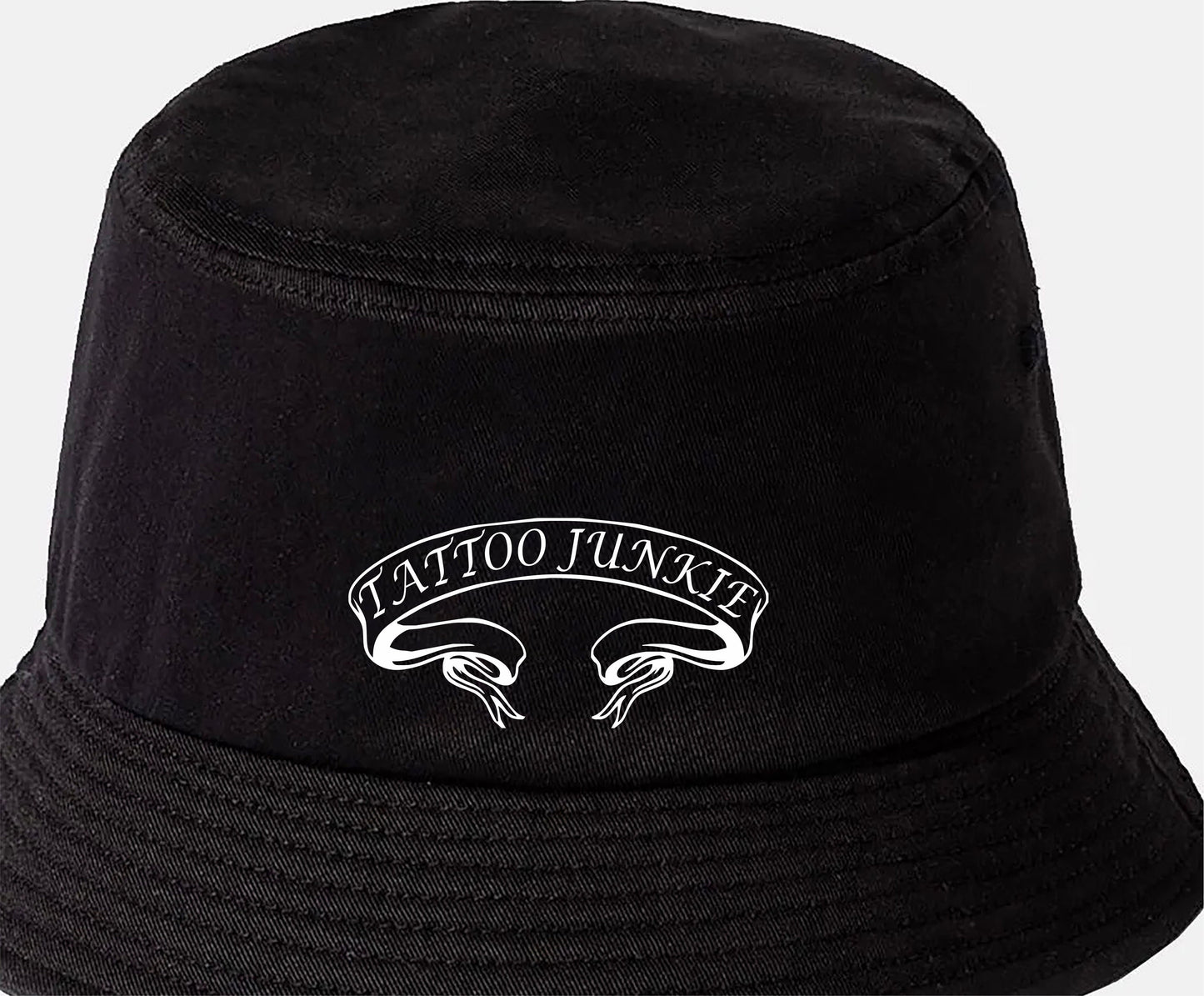 Tattoo Junkie Bucket Hat Birthday Tattoo Gift Great for Men & Ladies