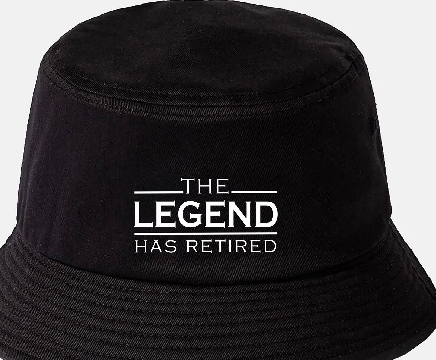The Legend Has Retired Gift for Men Ladies Retirement Present Bucket Hat