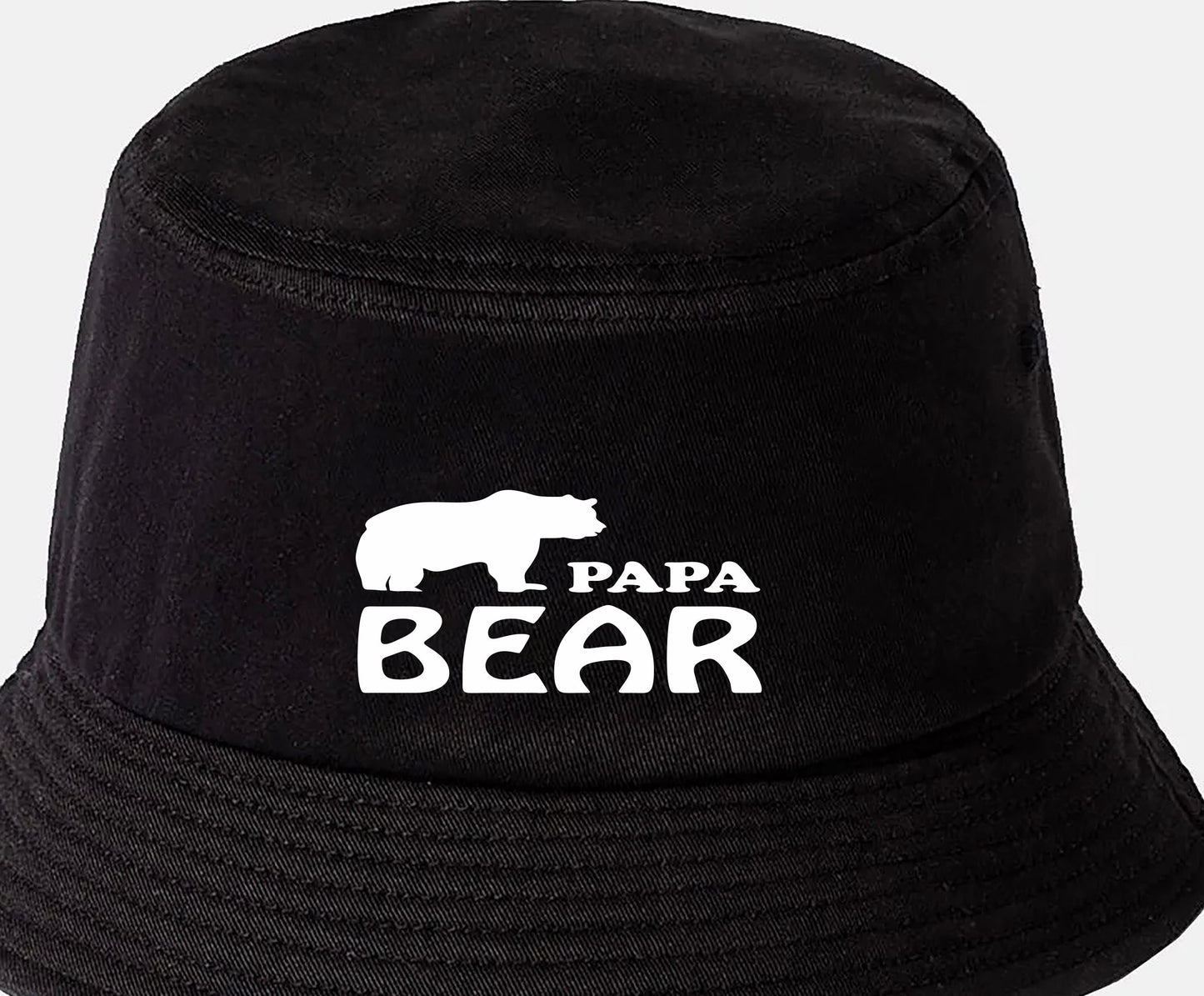 Papa Bear Bucket Hat Father's Day Birthday Gift for Men