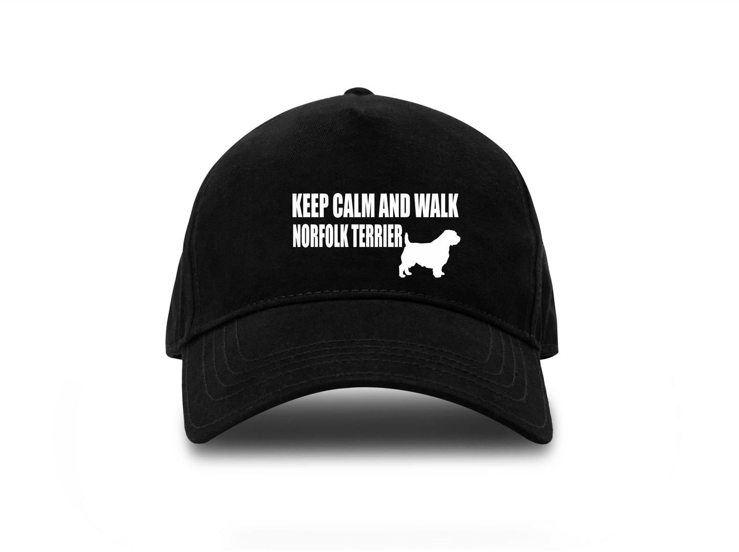 Keep Calm & Walk Norfolk Terrier Baseball Cap Dog Lovers Gift For Men & Ladies