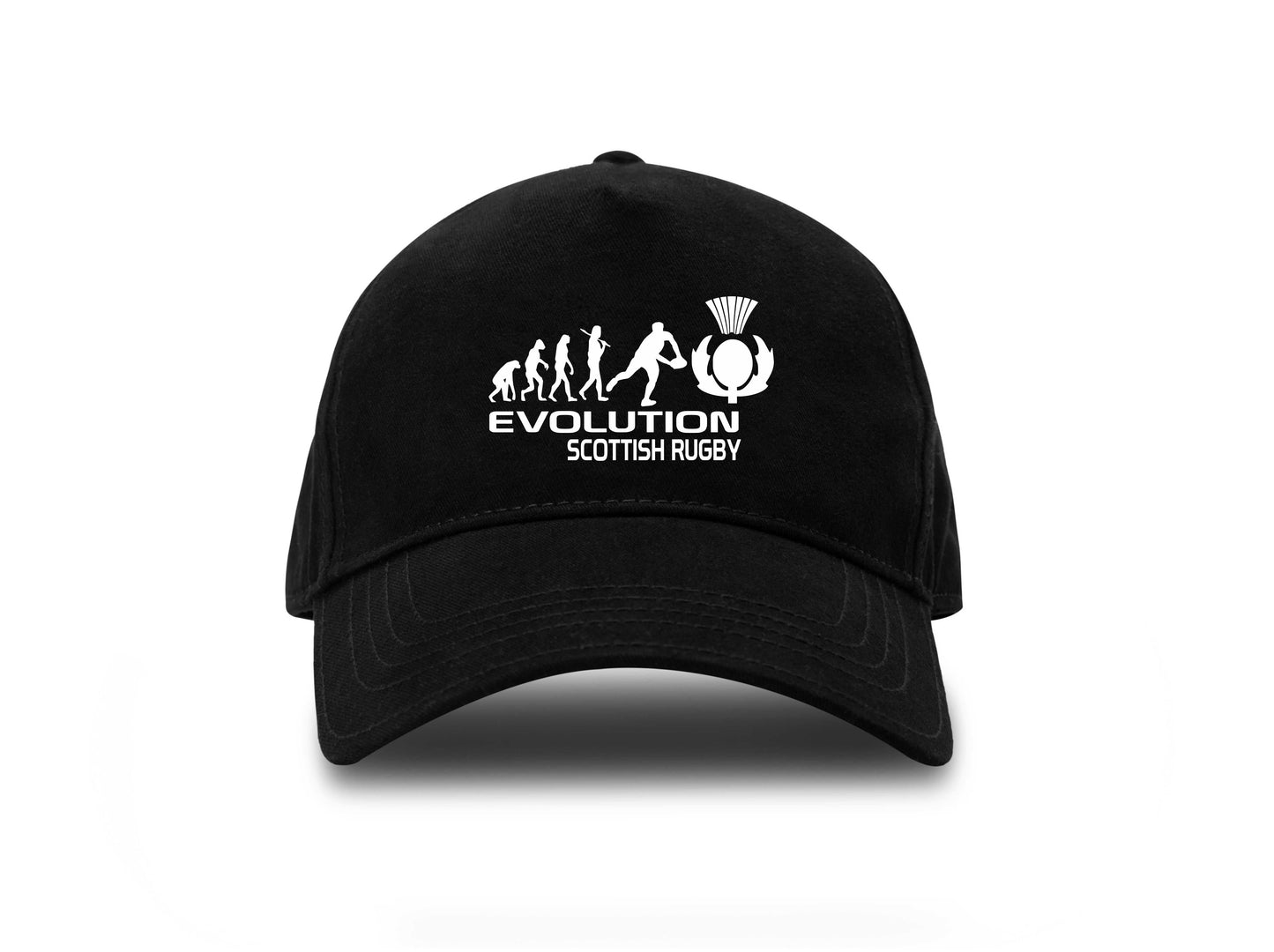 Evolution Of Scottish Rugby Baseball Cap Sports Birthday Gift For Men & Women