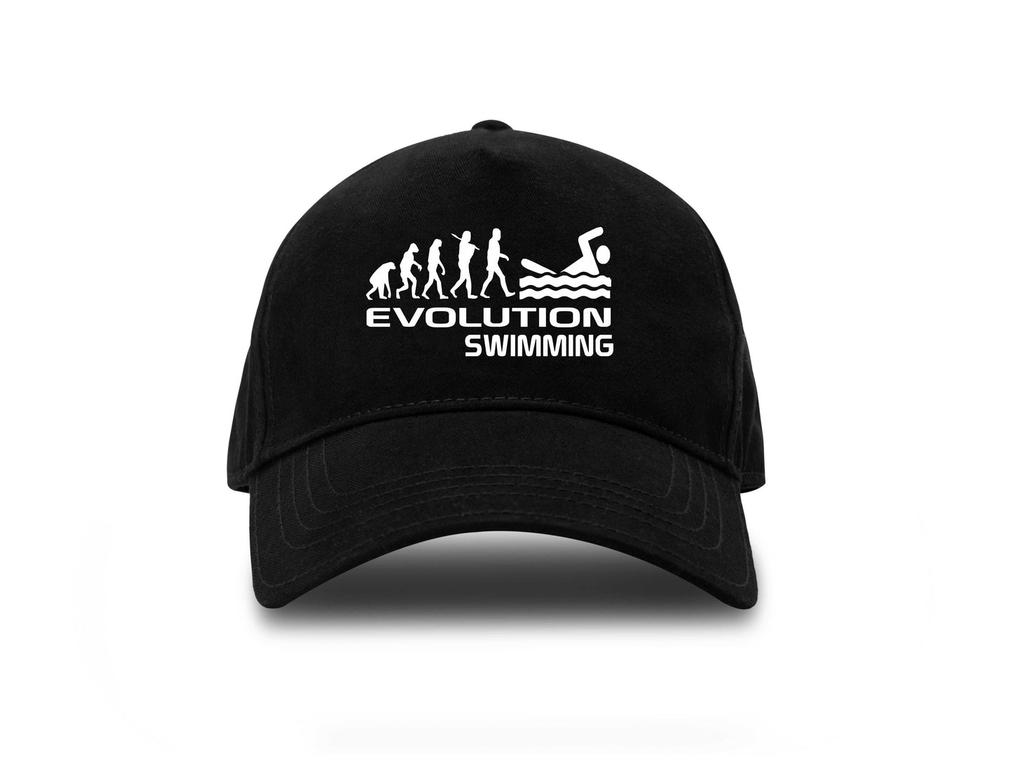 Evolution Of Swimming Baseball Cap Sports Fan Birthday Gift For Men & Women