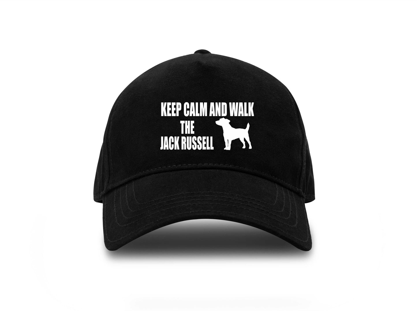 Keep Calm Walk The Jack Russell Baseball Cap Dog Lovers Gift For Men & Ladies