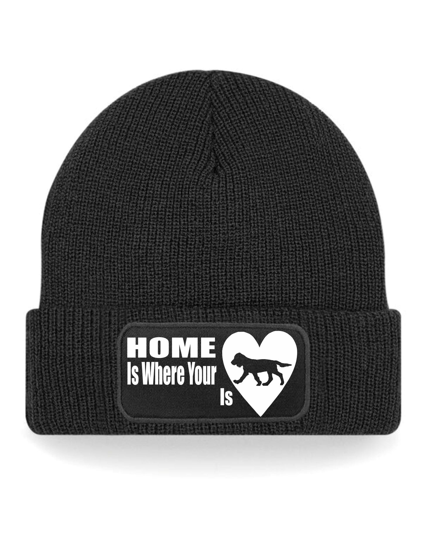 Home Is Where The Sprocker Is Beanie Hat Dog Lovers Gift For Men & Ladies