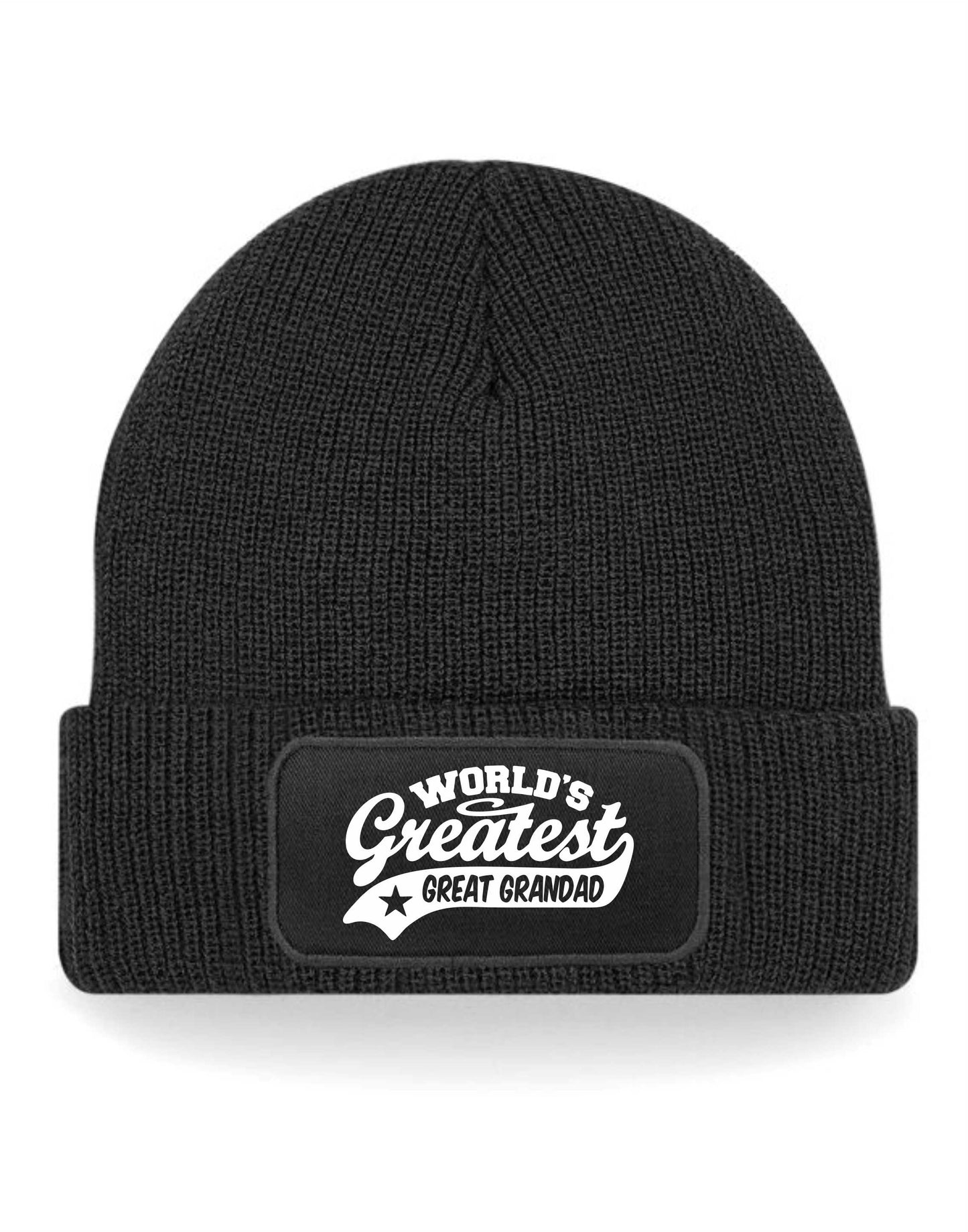 Beanie Hat Greatest Great Grandad Gift For Men Birthday Present Fathers Day