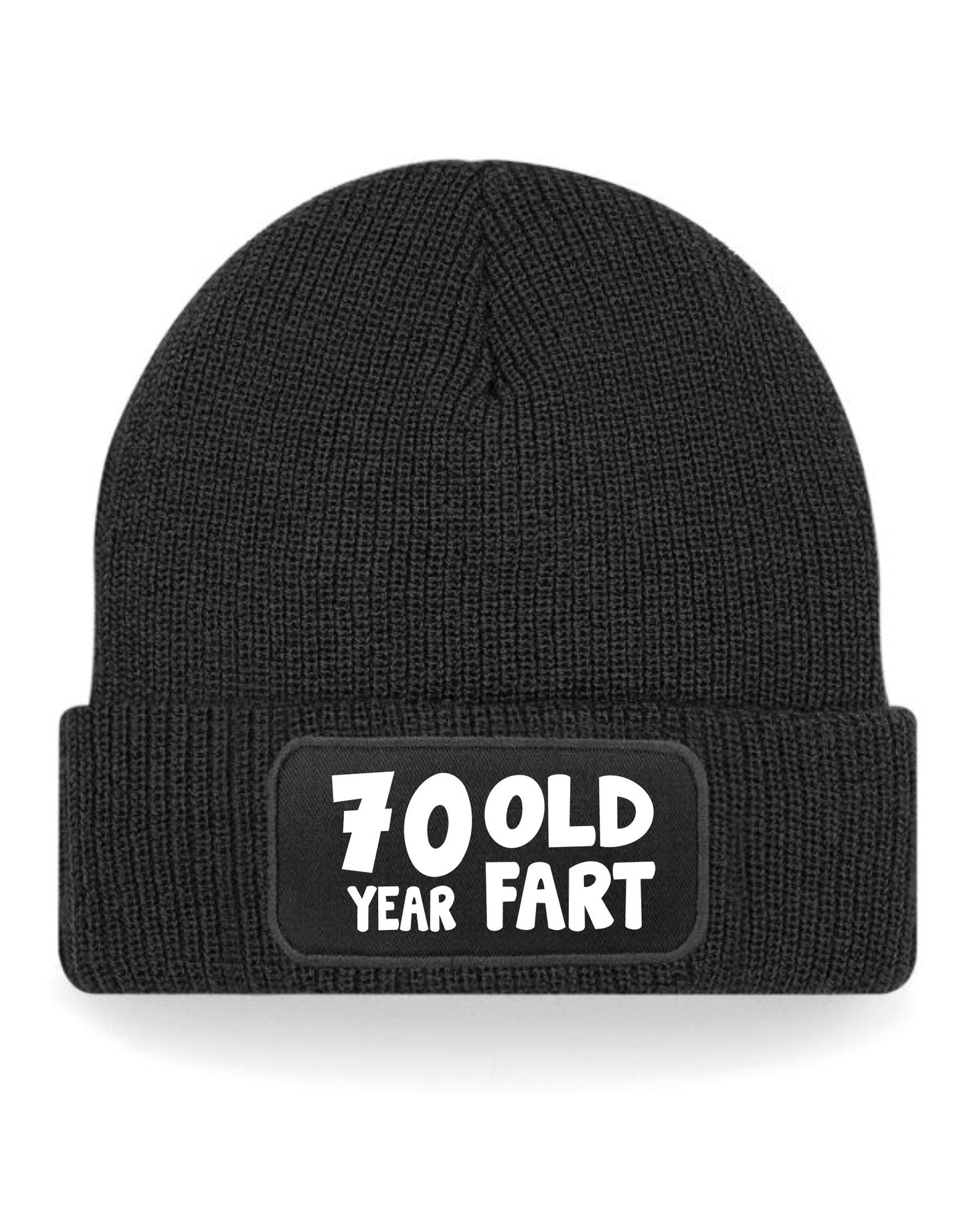 70 Year Old Fart Beanie Hat 70th Birthday Gift For Men & Ladies