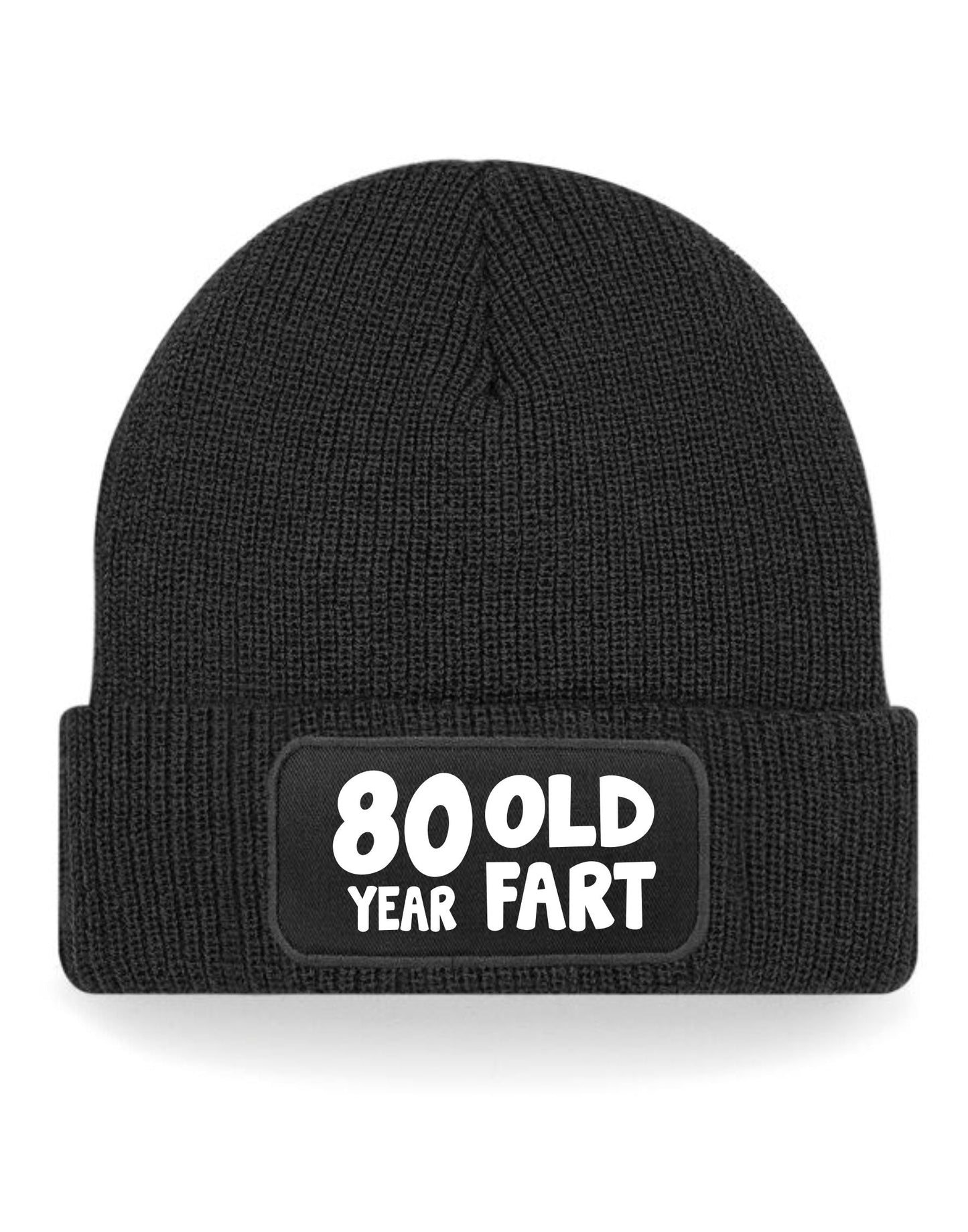 80 Year Old Fart Beanie Hat 80th Birthday Gift For Men & Ladies
