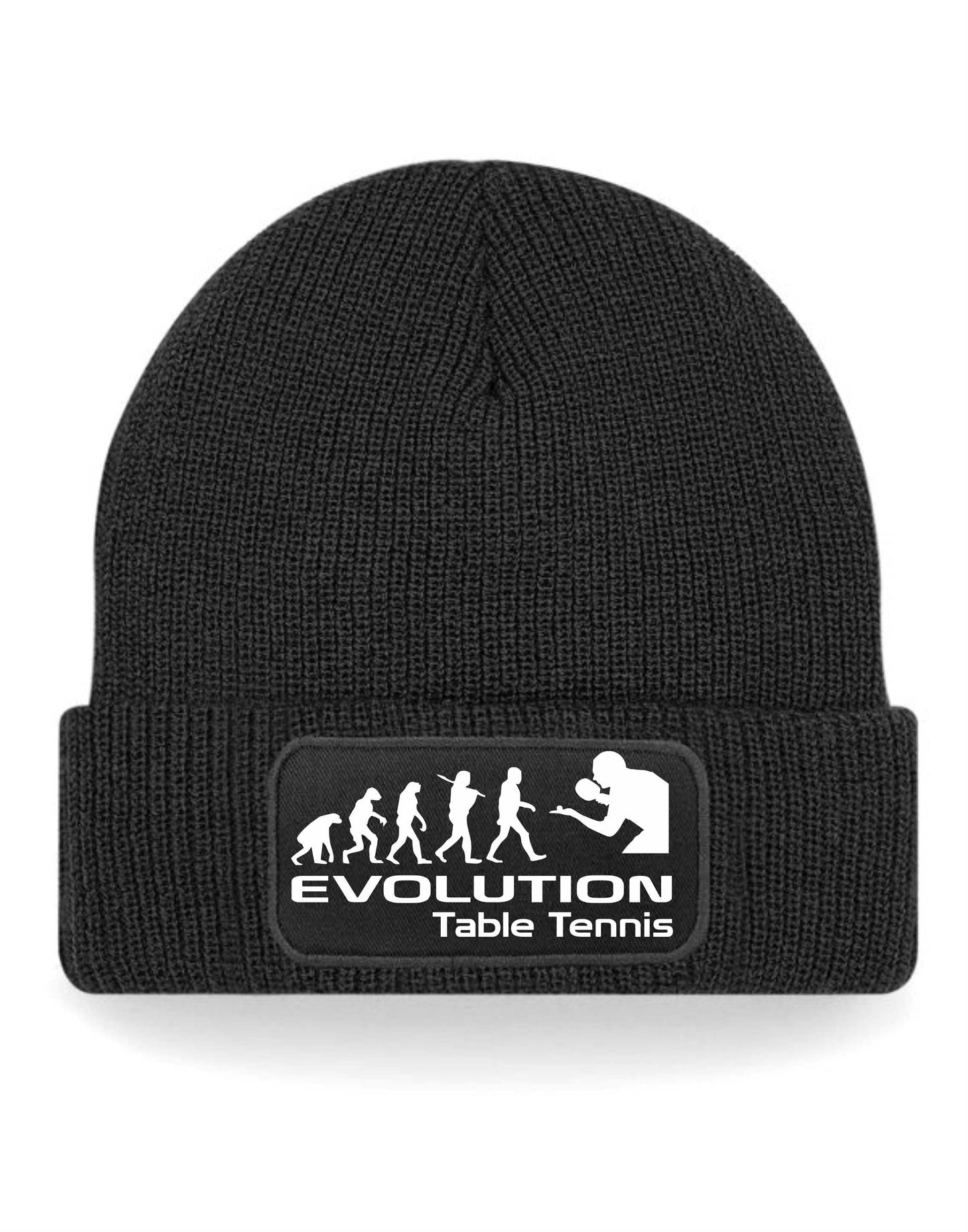Evolution Of Table Tennis Beanie Hat Sport Hobby Birthday Gift For Men & Ladies