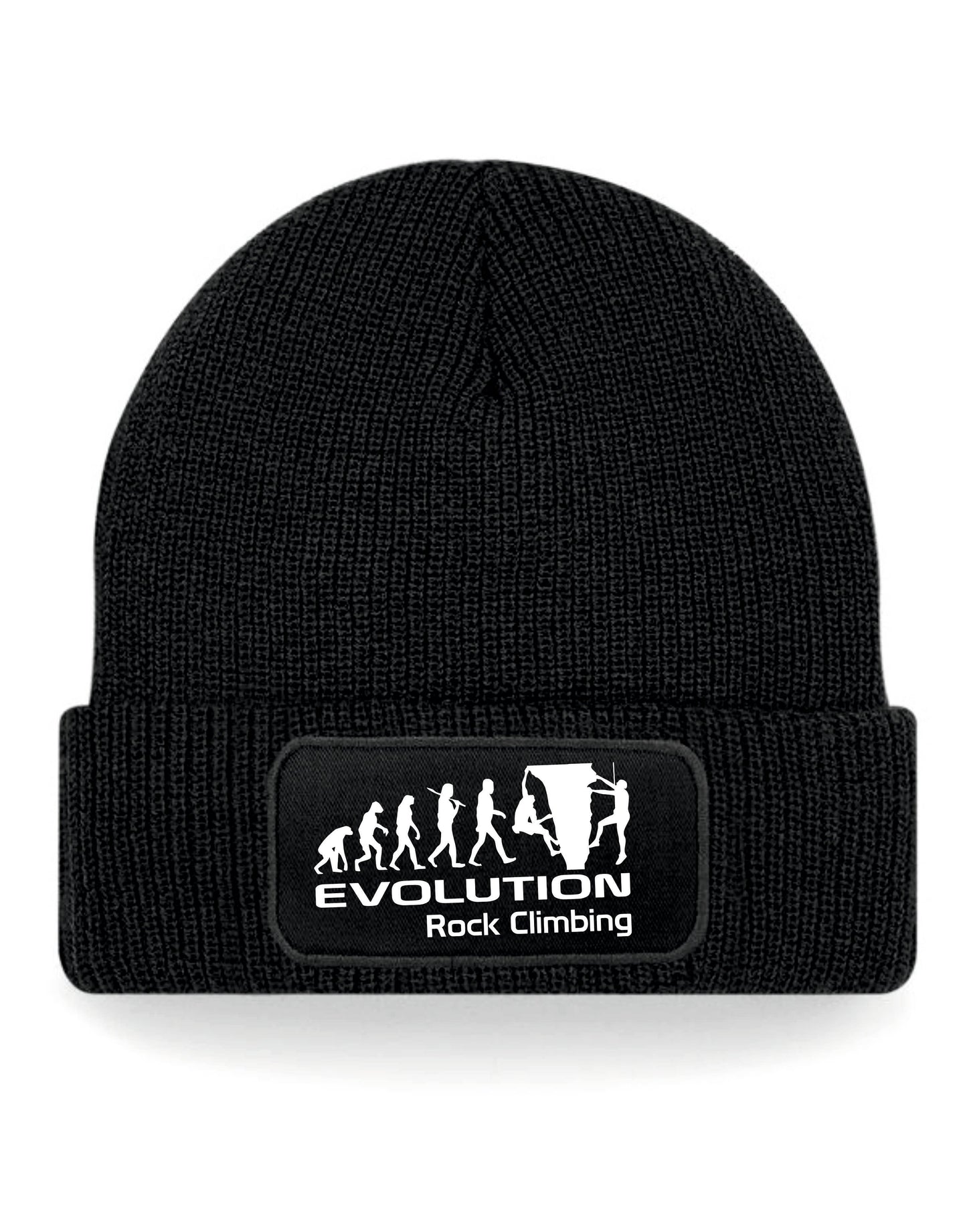 Evolution Of Rock Climbing Beanie Birthday Gift Great For Men & Women