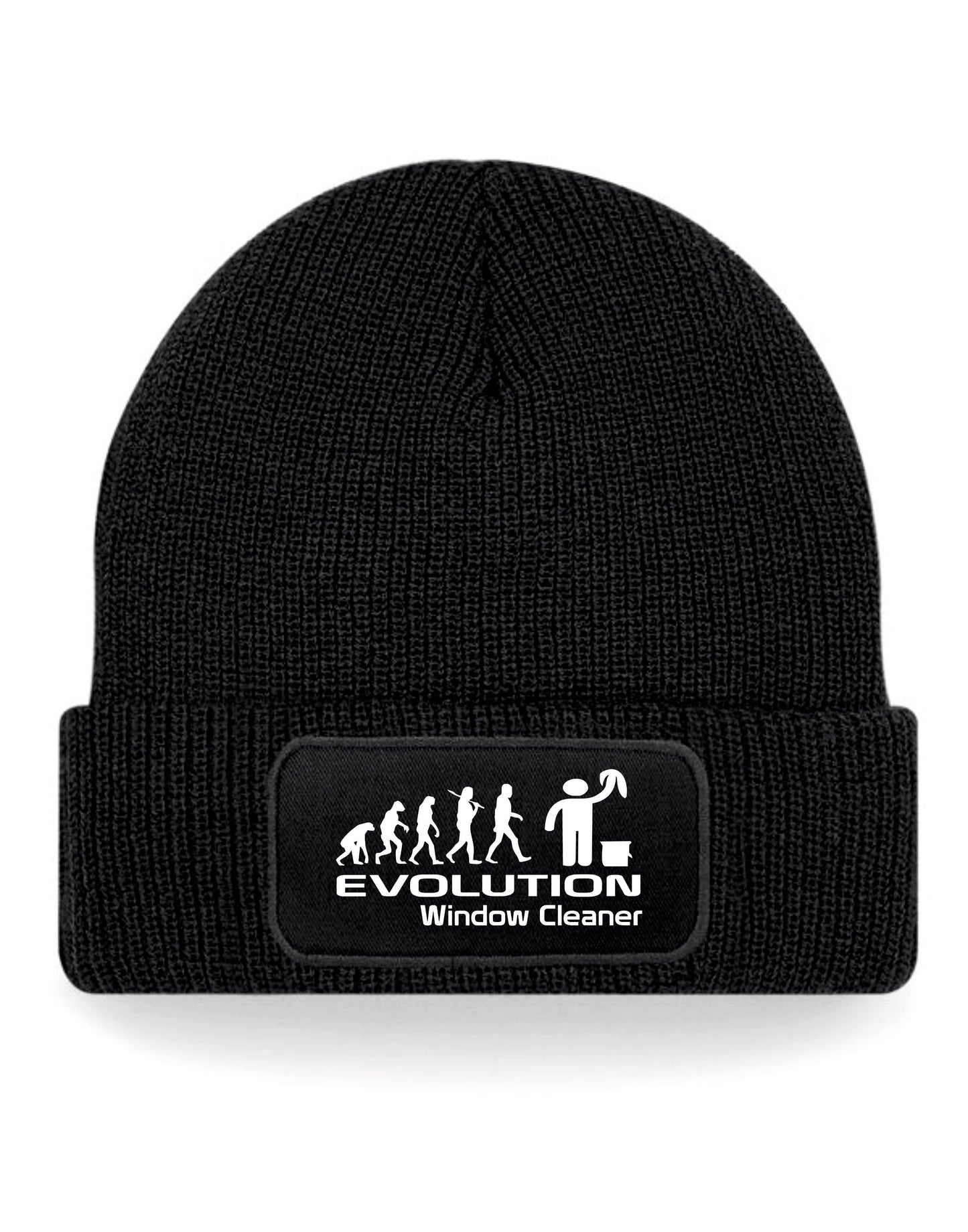 Evolution Of Window Cleaner Beanie Birthday Gift Great For Men & Women