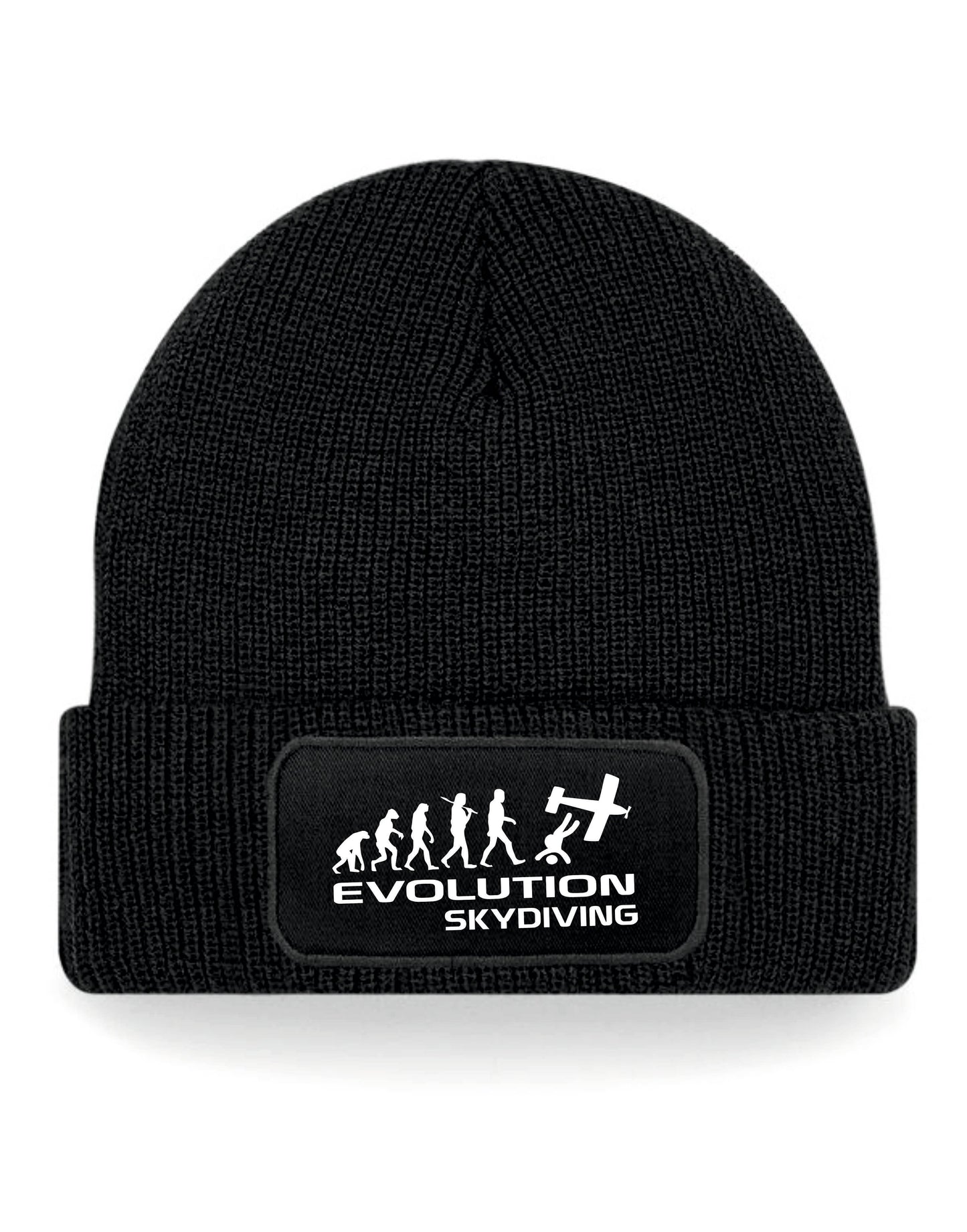 Evolution Of Sky Diving Beanie Birthday Gift Great For Men & Women