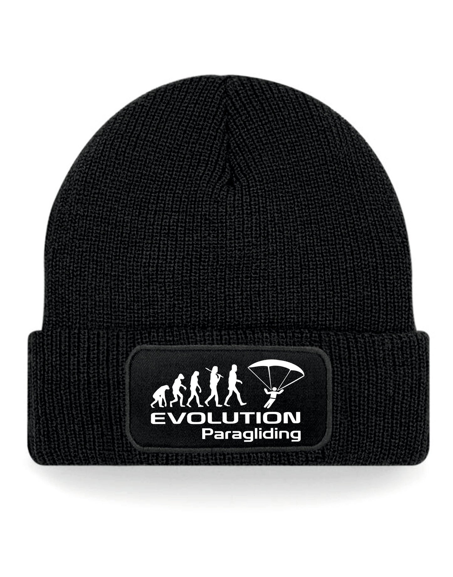 Evolution Of Paragliding Beanie Birthday Gift Great For Men & Women