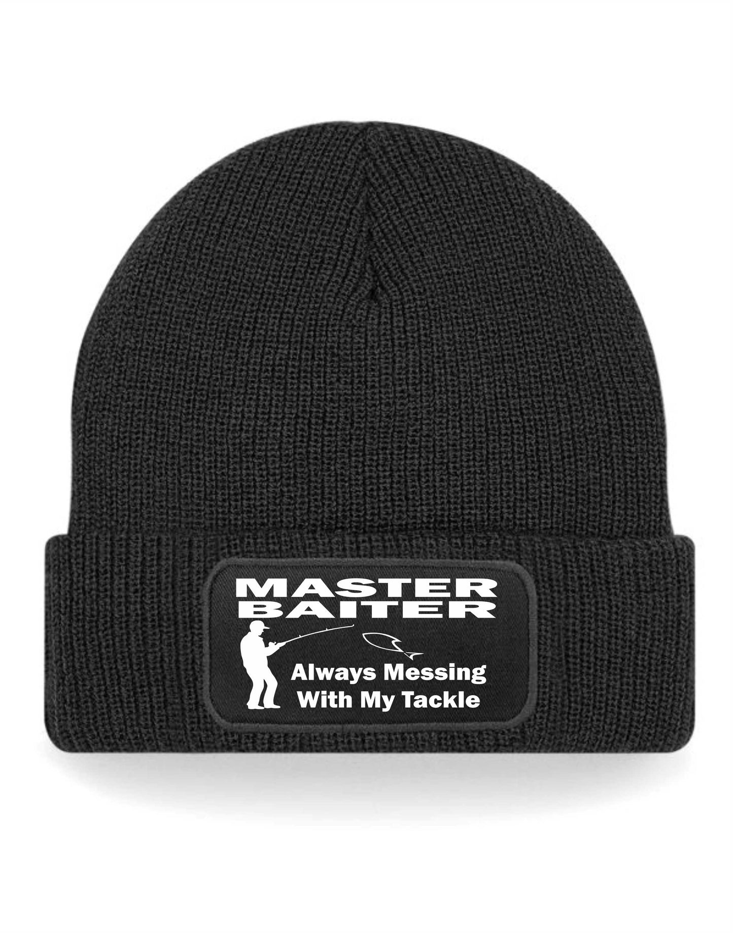 Beanie Hat Master Baiter Gift For Ladies & Men Fishing Birthday Present