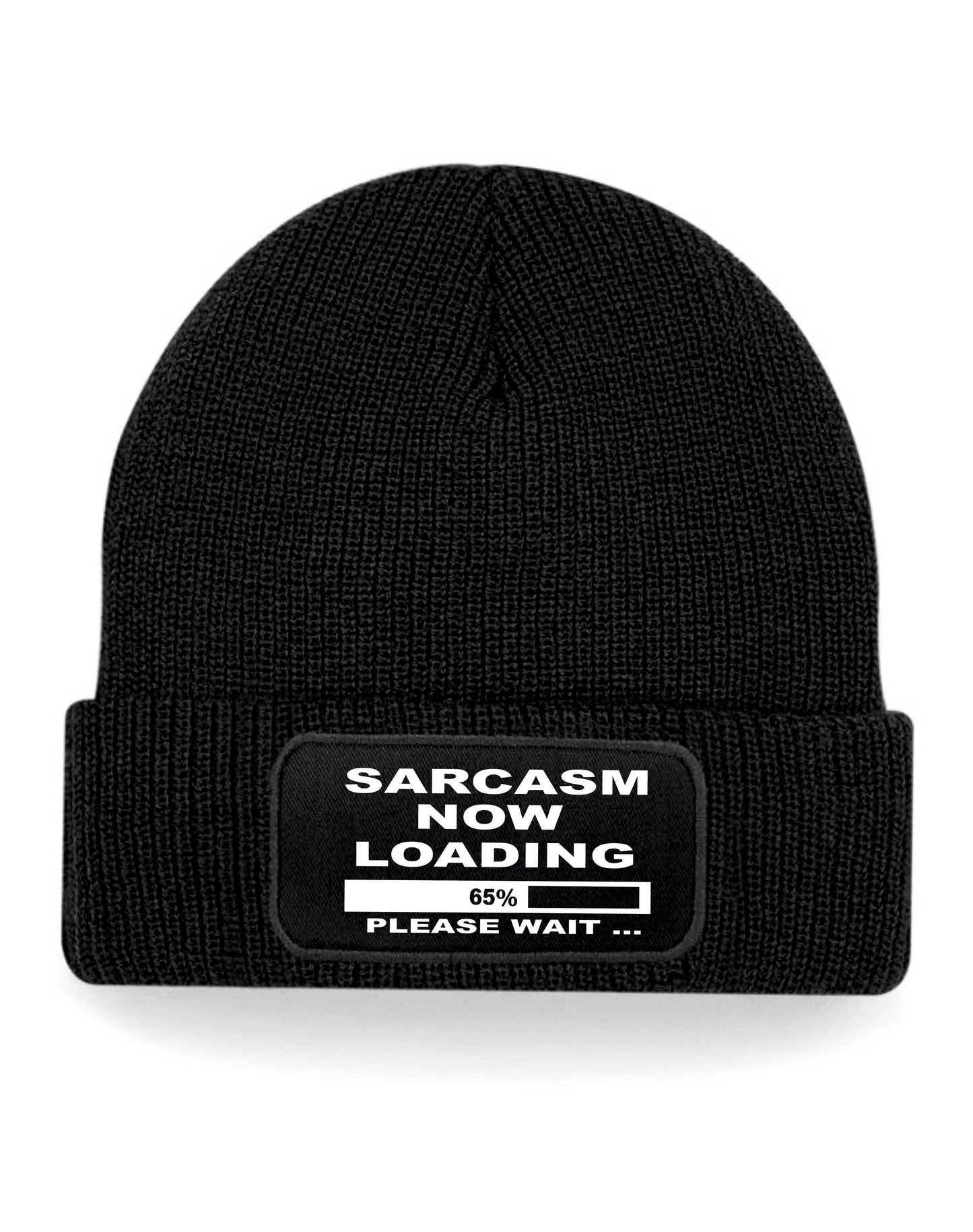 Sarcasm Loading Beanie Slogan Funny Birthday Gift Great For Men & Women