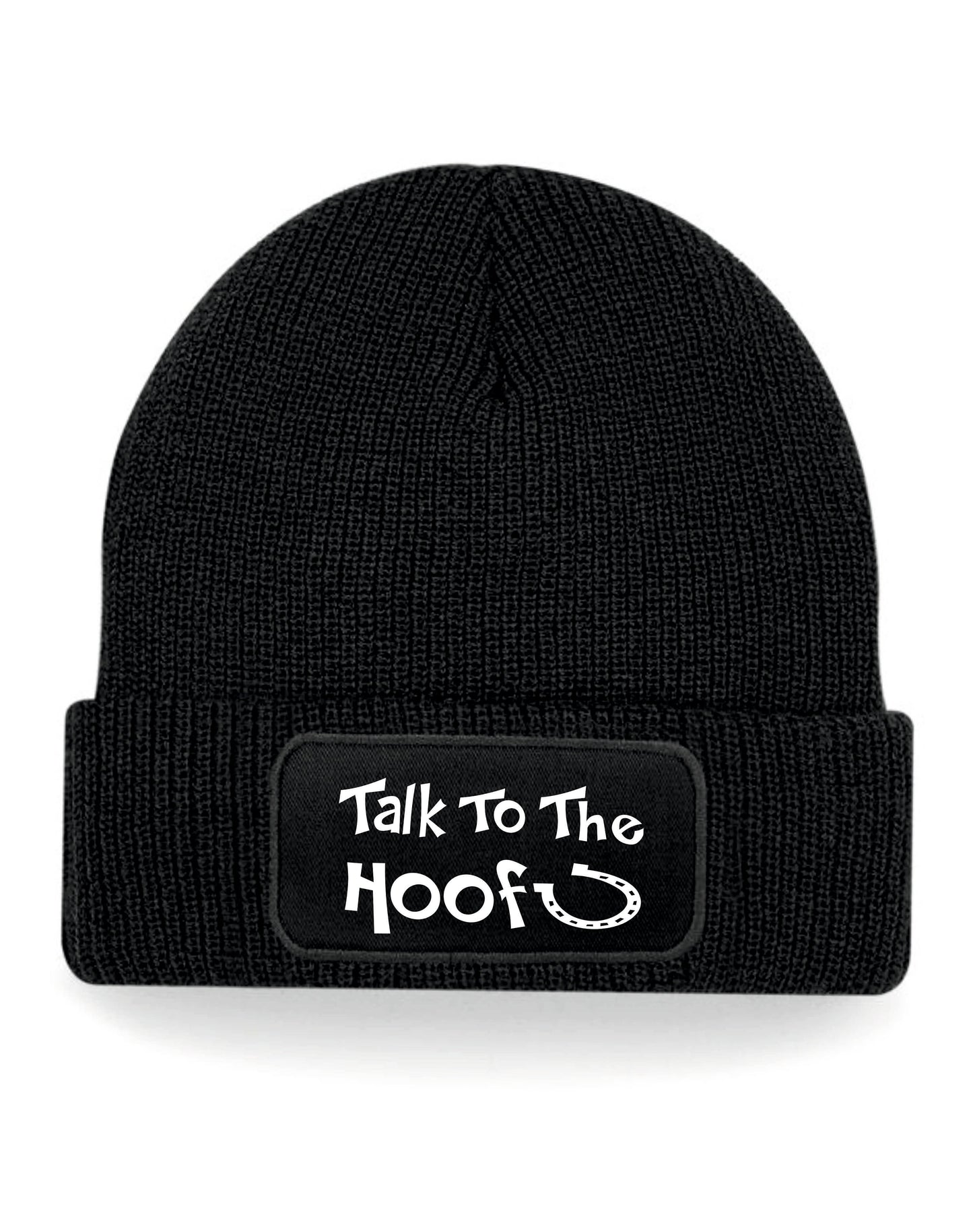 Talk To The Hoof Beanie Hat Horse Riding Gift Great For Men & Women