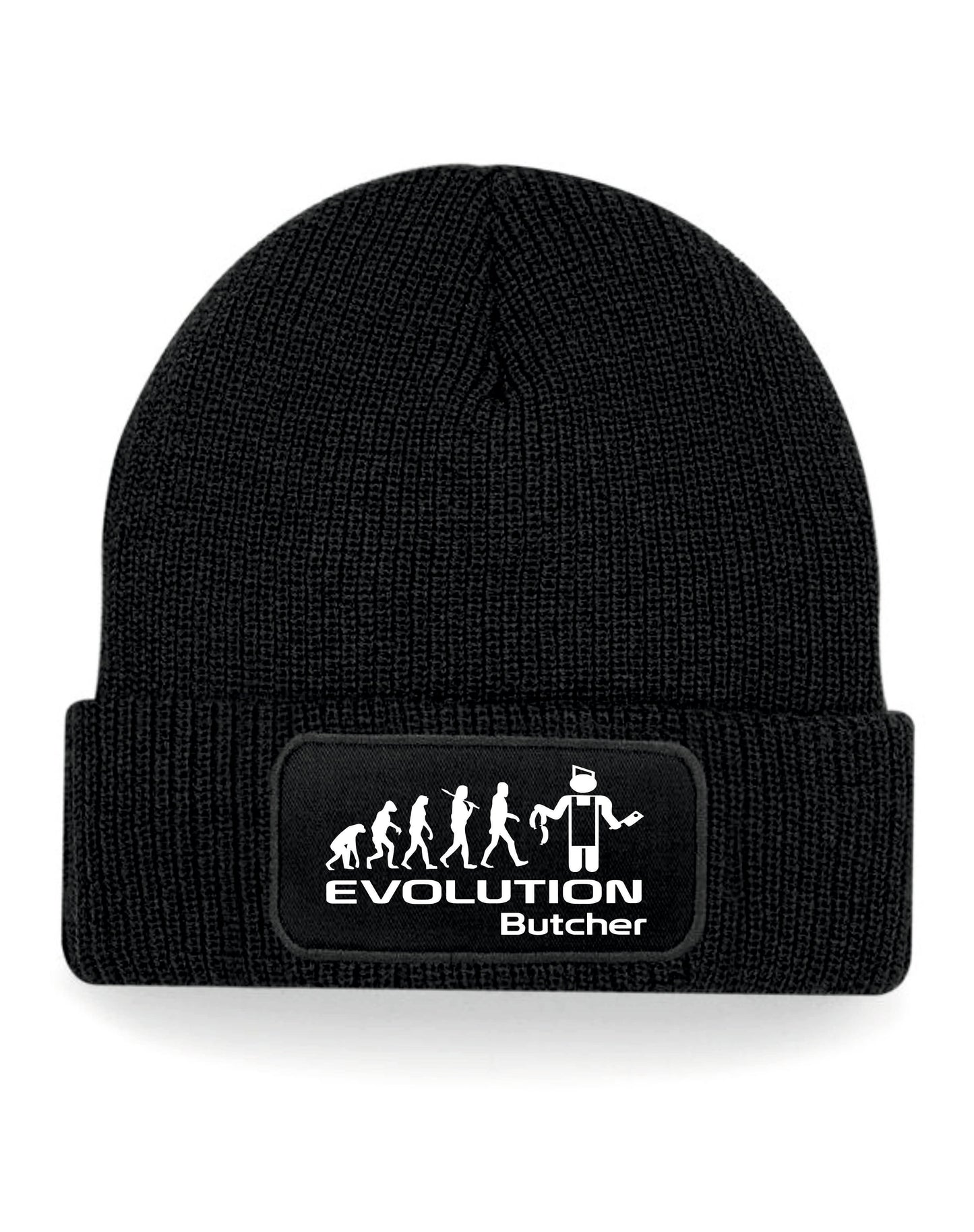 Evolution Of A Butcher Beanie Hat Birthday Gift Great For Men & Ladies