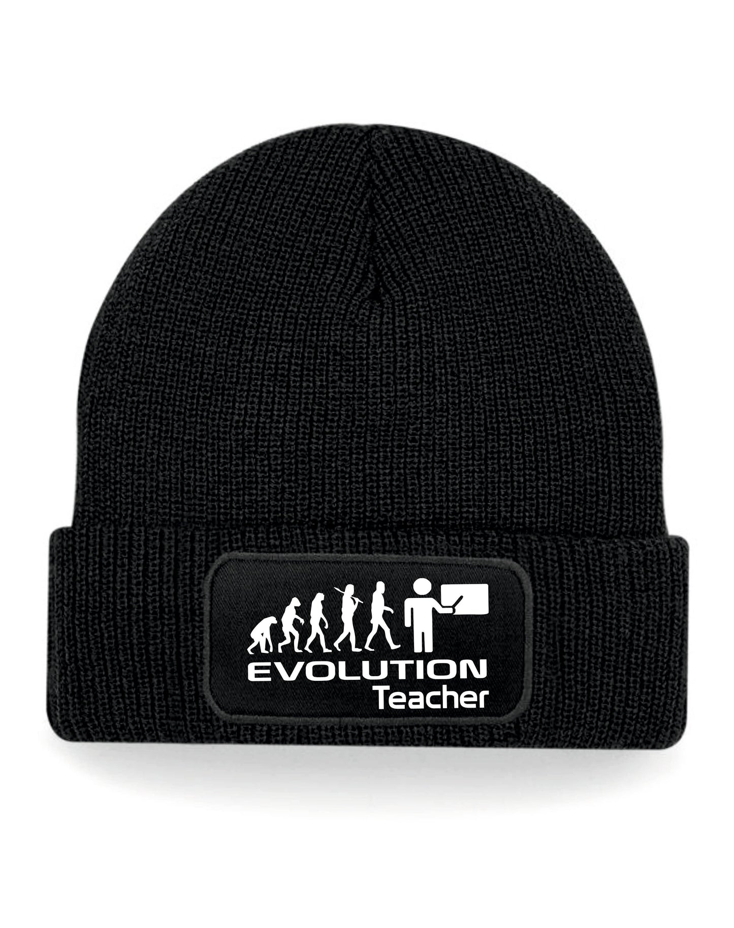 Evolution Of A Teacher Beanie Hat Birthday Gift Great For Men & Ladies