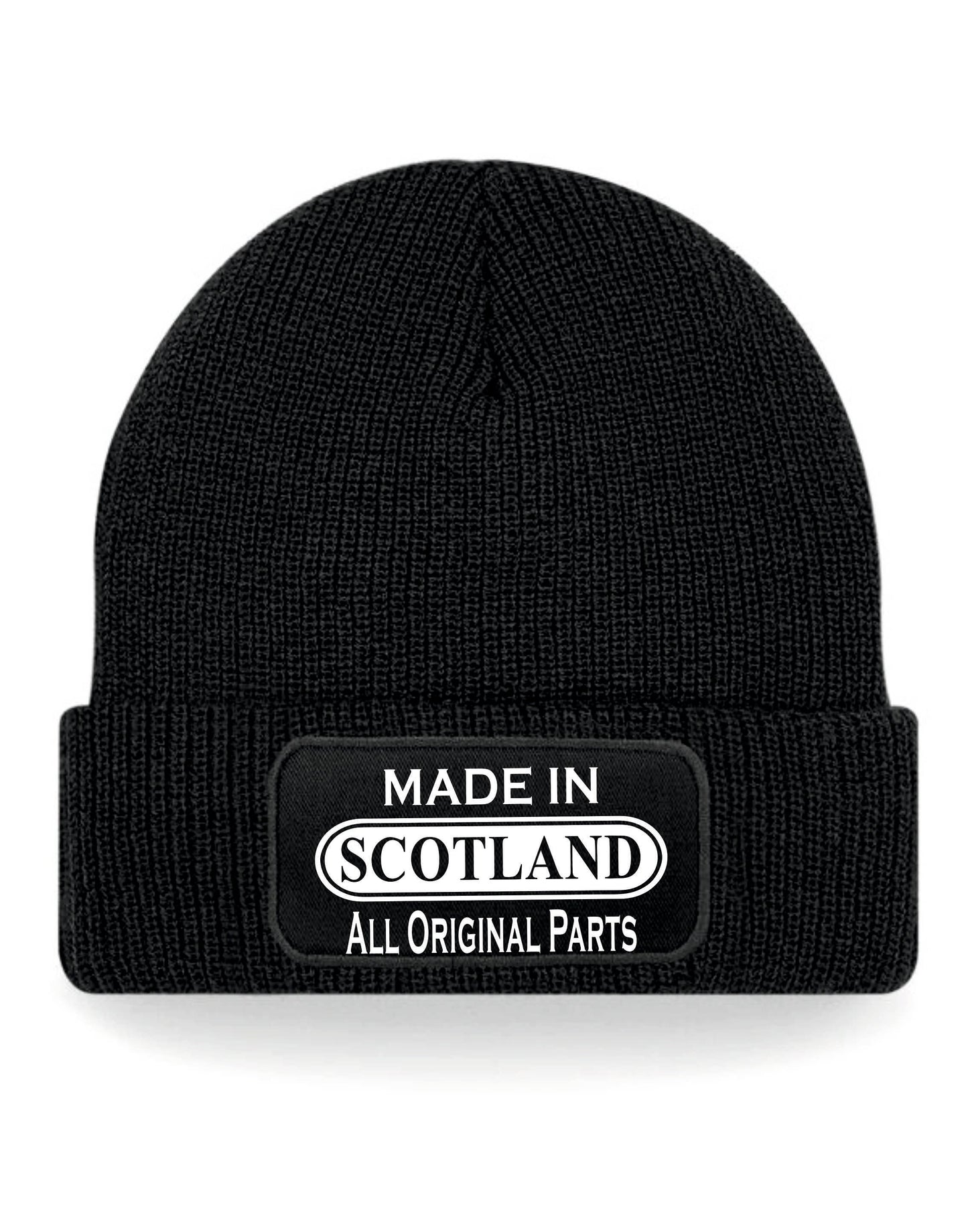 Made In Scotland Beanie Hat Birthday Scottish Gift Great For Men & Ladies