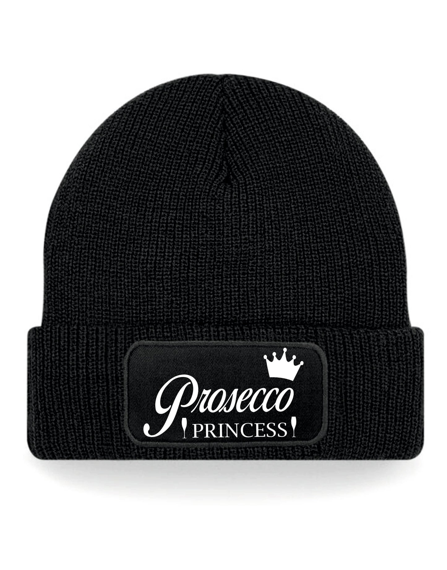 Prosecco Princess Beanie Hat Birthday Hen Party Gift For Ladies