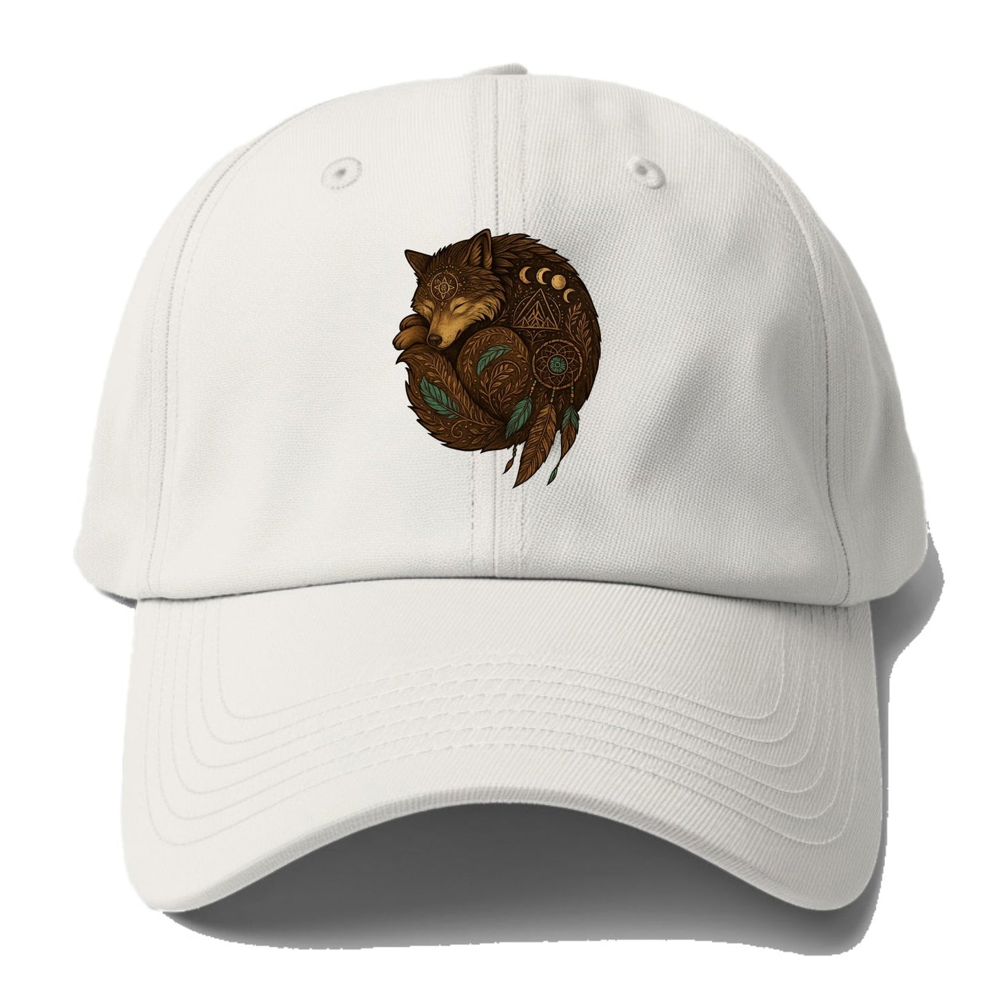 Sleeping Wolf Peace  - Baseball Cap
