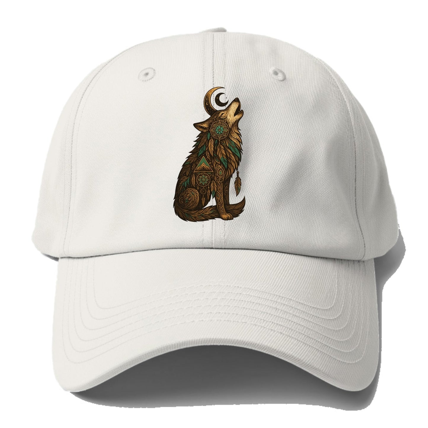 Celestial Moon Wolf  - Baseball Cap