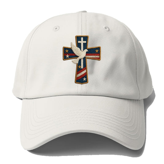 Dove and Cross  - Baseball Cap