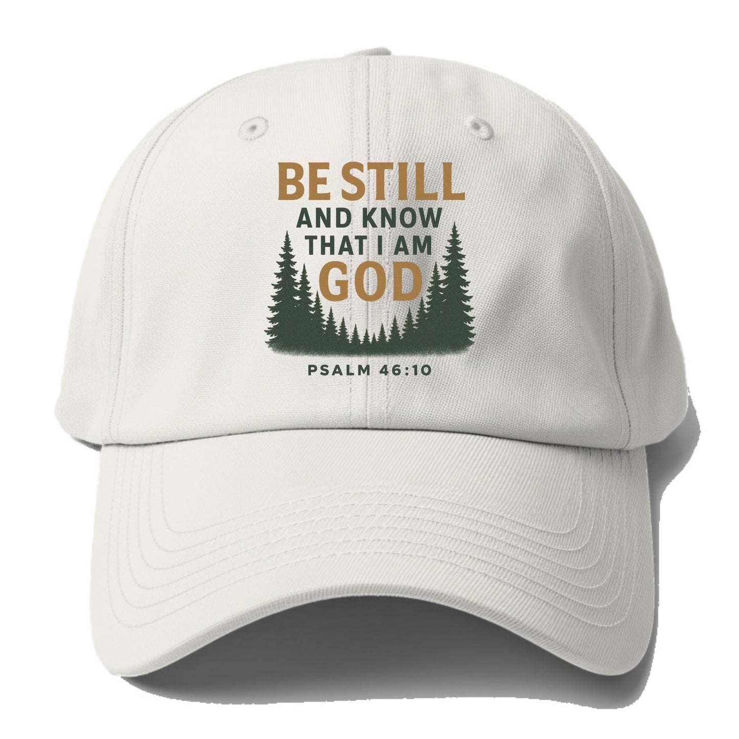 Psalm 46:10 Forest - Baseball Cap