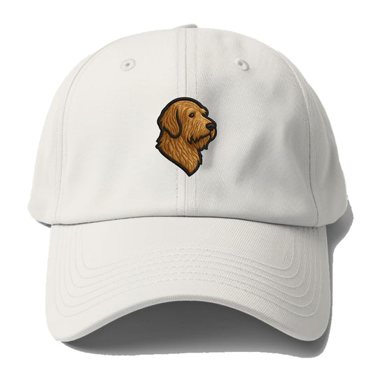 Otterhound - Trendy shaggy hound logo wi - Baseball Cap