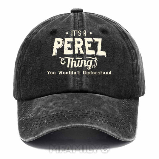Perez Thing Washed Baseball Cap