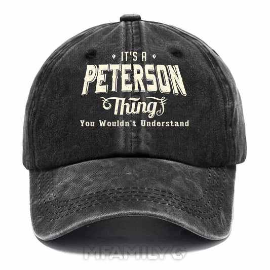 Peterson Thing Washed Baseball Cap