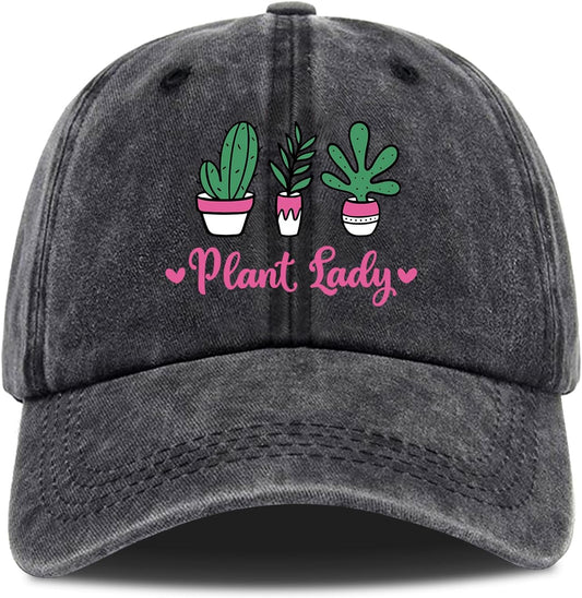 Plant Lady Vintage Washed Baseball Cap