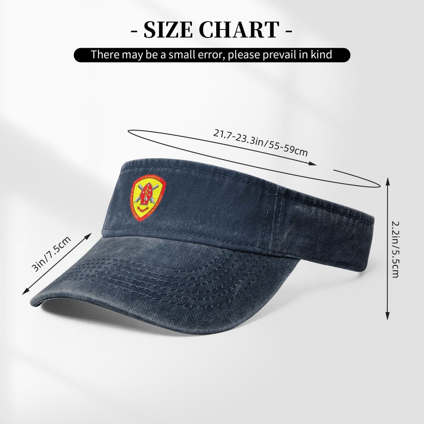 10th Marine Regiment Seal Printing adjustable Empty Top Baseball Sun Cap unisex outdoor sport hat veterans gift
