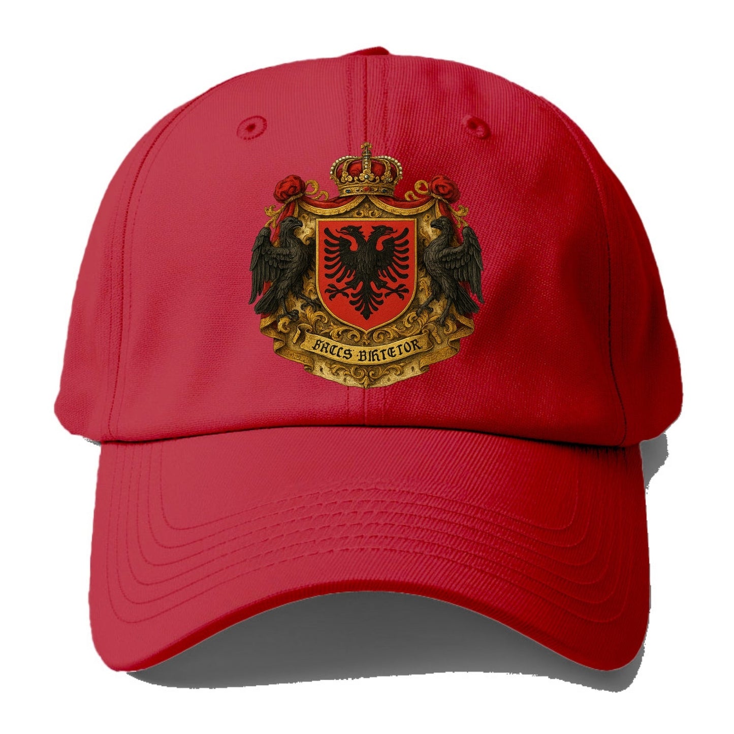 Albania Double Eagle Emblem  - Baseball Cap