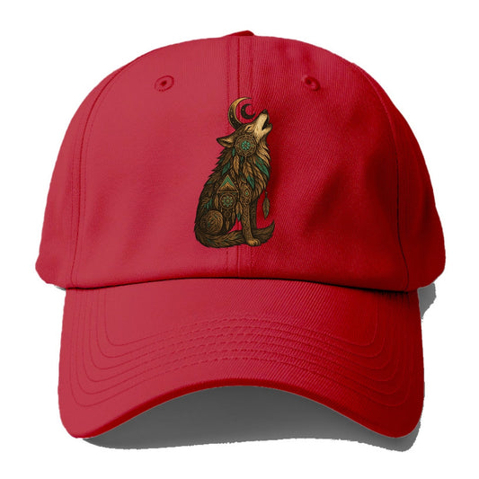 Celestial Moon Wolf  - Baseball Cap