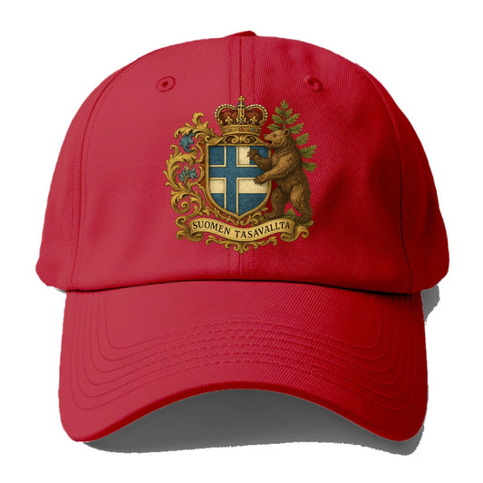 Finland Brown Bear Emblem  - Baseball Cap