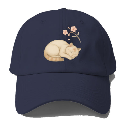 Zen Garden Cat  - Baseball Cap