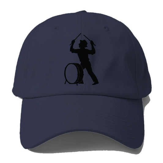 Drummer with drumsticks raised high - Baseball Cap