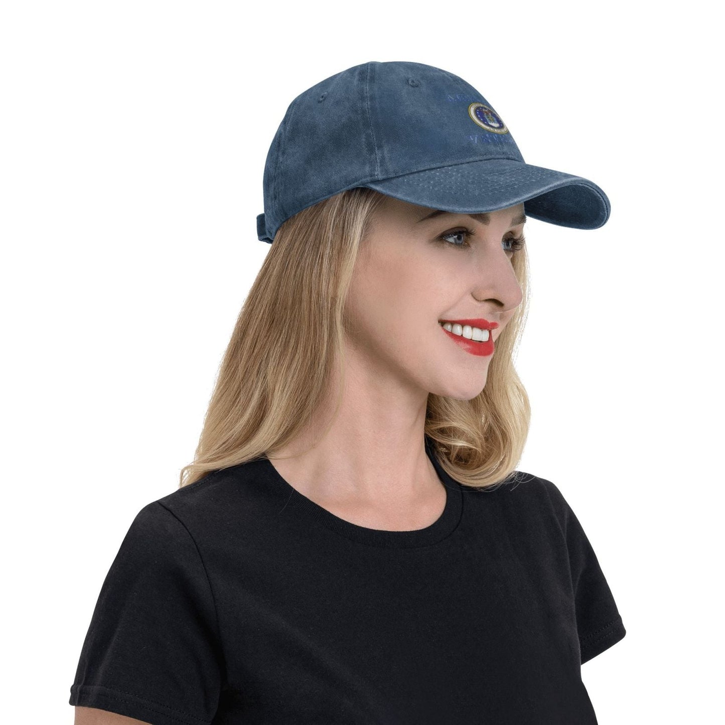 US Air Force Veteran With Usaf Seal 2 Printing unisex baseball cap adjustable hats veteran gift